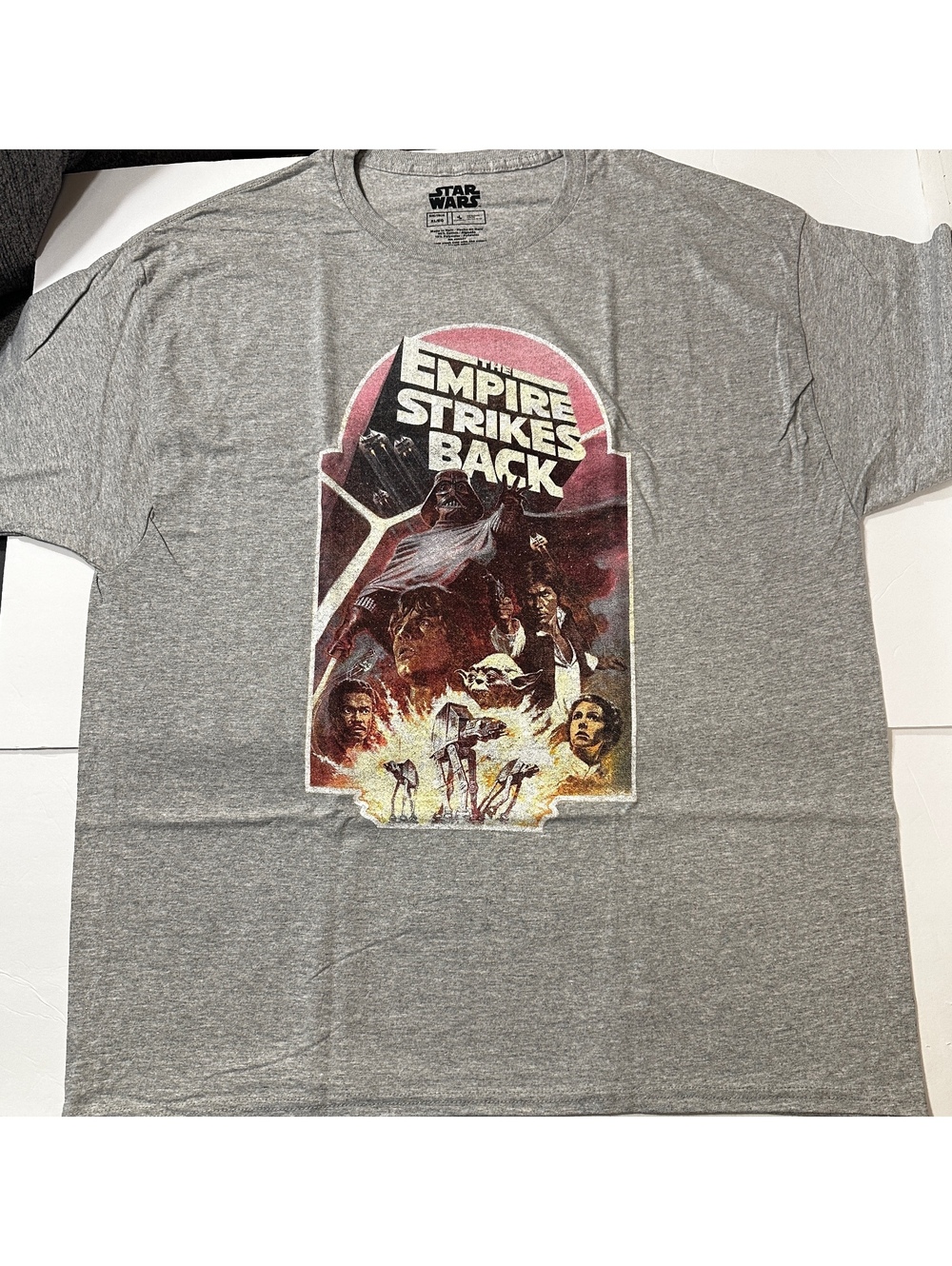 Star Wars The Empire Strikes Back graphic T shirt gray xl